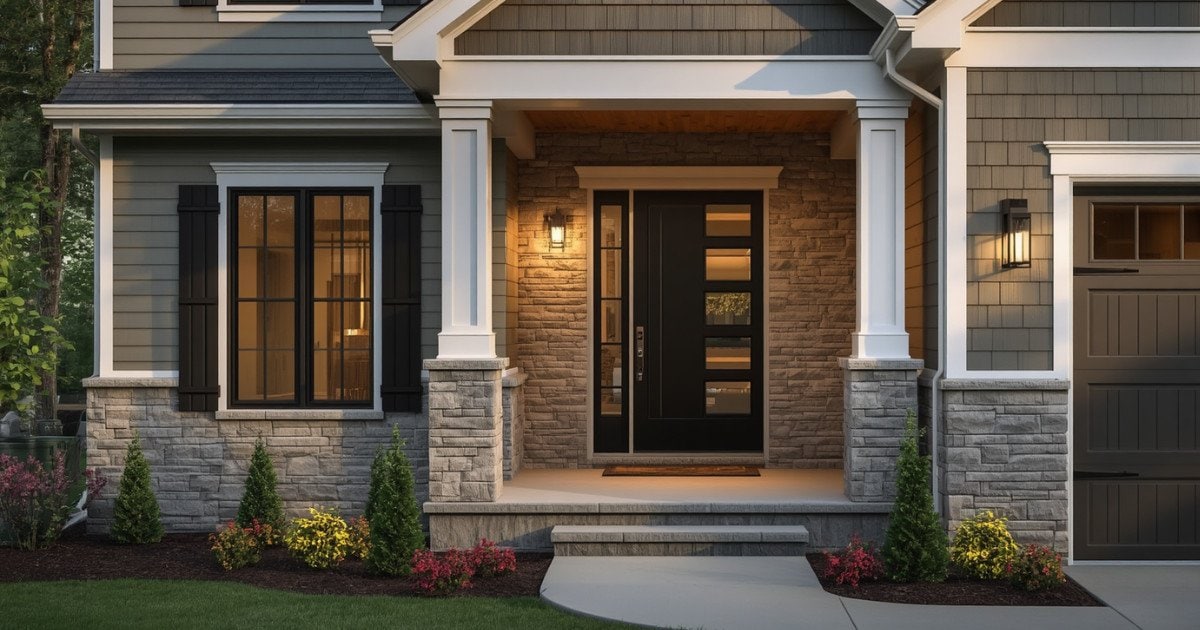Custom Door Design with Widnow Options