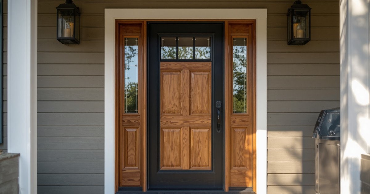 Storm Door Options with Window Accents